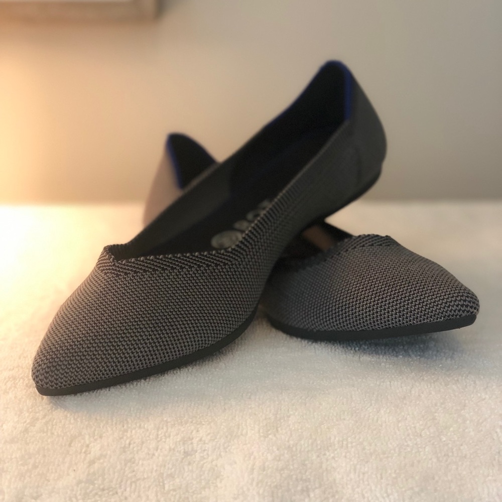 Rothy’s- The Point - Sz 9 - Cloud Gray Birdseye